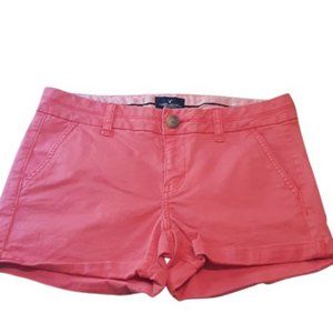 American Eagle Stretch Red Shorts Size 4